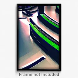 Pixel Art Poster - Imperfect Stock Trading Floor (8 Bit Video Game Print)
