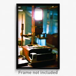 Pixel Art Poster - Rusty Printer (8 Bit Psychedelic Trippy Video Game Print)