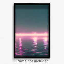 Pixel Art Poster - Muted Bayou (8 Bit Psychedelic Trippy Weird Video Game Print)