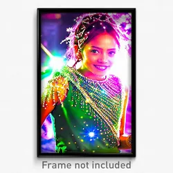 Pixel Art Poster - Sparkling Furth (8 Bit Psychedelic Trippy Video Game Print)