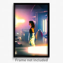 Pixel Art Poster - Puny Space (8 Bit Psychedelic Trippy Weird Video Game Print)