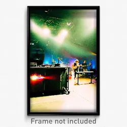 Pixel Art Poster - Liquid Music Venue (8 Bit Psychedelic Video Game Print)