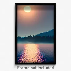 Pixel Art Poster - Fluid Lake (8 Bit Psychedelic Trippy Weird Video Game Print)