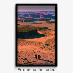 Pixel Art Poster - Wide Outback (8 Bit Psychedelic Trippy Video Game Print)