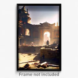 Pixel Art Poster - Tattered Earldom (8 Bit Psychedelic Trippy Video Game Print)