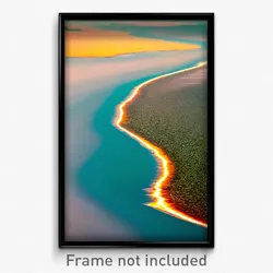 Pixel Art Poster - Warped Gulf (8 Bit Psychedelic Trippy Weird Video Game Print)