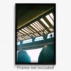 Pixel Art Poster - Giant Overhang (8 Bit Psychedelic Trippy Video Game Print)