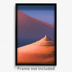 Pixel Art Poster - Simple Butte (8 Bit Psychedelic Trippy Video Game Print)