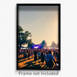 Pixel Art Poster - Unkempt Festival (8 Bit Psychedelic Trippy Video Game Print)