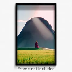 Pixel Art Poster - Enormous Mound (8 Bit Psychedelic Trippy Video Game Print)