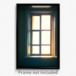 Pixel Art Poster - Mellow Window (8 Bit Psychedelic Trippy Video Game Print)
