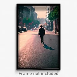 Pixel Art Poster - Glaring Street (8 Bit Psychedelic Trippy Video Game Print)