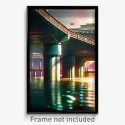 Pixel Art Poster - Rich Quay (8 Bit Psychedelic Trippy Weird Video Game Print)