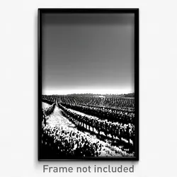 Pixel Art Poster - Colorless Vineyard (8 Bit Psychedelic Video Game Print)
