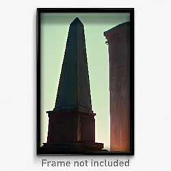 Pixel Art Poster - Dirty Obelisk (8 Bit Psychedelic Trippy Video Game Print)