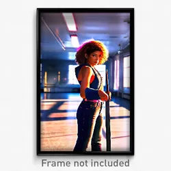 Pixel Art Poster - Big Room (8 Bit Psychedelic Trippy Weird Video Game Print)