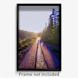 Pixel Art Poster - Unkempt Trail (8 Bit Psychedelic Trippy Video Game Print)