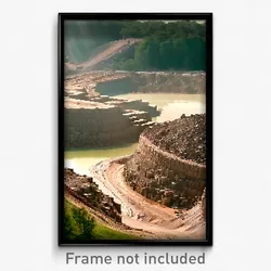 Pixel Art Poster - Perfect Quarry (8 Bit Psychedelic Trippy Video Game Print)