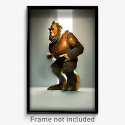 Pixel Art Poster - Miniature Giant (8 Bit Psychedelic Trippy Video Game Print)
