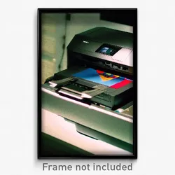 Pixel Art Poster - Complicated Printer (8 Bit Psychedelic Video Game Print)