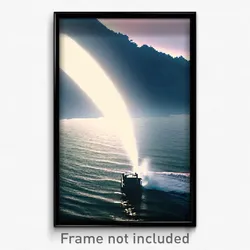 Pixel Art Poster - Deadly Inlet (8 Bit Psychedelic Trippy Video Game Print)