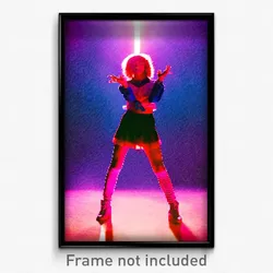 Pixel Art Poster - Fabulous Ego Death (8 Bit Psychedelic Video Game Print)
