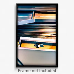 Pixel Art Poster - Famous Drawer (8 Bit Psychedelic Trippy Video Game Print)