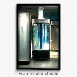 Pixel Art Poster - Major Ice Machine (8 Bit Psychedelic Trippy Video Game Print)