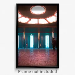 Pixel Art Poster - Acidic Meeting Place (8 Bit Psychedelic Video Game Print)