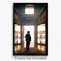 Pixel Art Poster - Admirable Chamber (8 Bit Psychedelic Trippy Video Game Print)