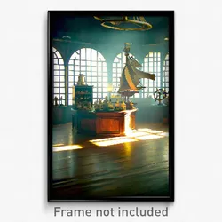 Pixel Art Poster - Nautical Apothecary (8 Bit Psychedelic Video Game Print)