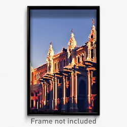 Pixel Art Poster - Fabulous Historical Architecture (8 Bit Video Game Print)