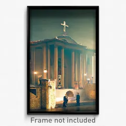 Pixel Art Poster - Stupendous Parish (8 Bit Psychedelic Trippy Video Game Print)