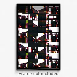 Pixel Art Poster - Grandiose Kennel (8 Bit Psychedelic Trippy Video Game Print)