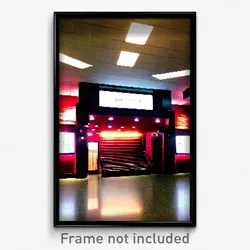 Pixel Art Poster - Hard To Find Movie Theatre (8 Bit Video Game Print)