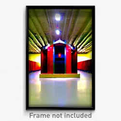 Pixel Art Poster - Unimaginable Dugout (8 Bit Psychedelic Video Game Print)