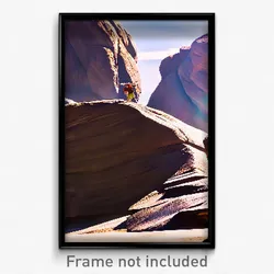 Pixel Art Poster - Spectacular Rock (8 Bit Psychedelic Trippy Video Game Print)