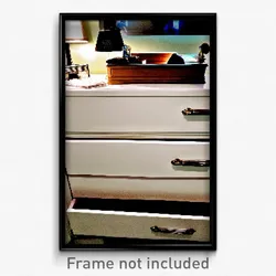 Pixel Art Poster - Neglected Drawer (8 Bit Psychedelic Trippy Video Game Print)