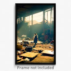 Pixel Art Poster - Modest Dump (8 Bit Psychedelic Trippy Weird Video Game Print)