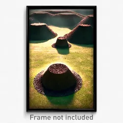 Pixel Art Poster - Original Earthworks (8 Bit Psychedelic Video Game Print)