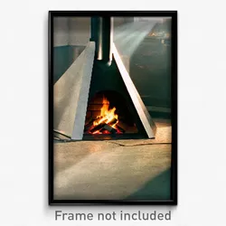 Pixel Art Poster - Thoughtful Furnace (8 Bit Psychedelic Video Game Print)