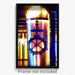 Pixel Art Poster - Nautical Brewery (8 Bit Psychedelic Trippy Video Game Print)