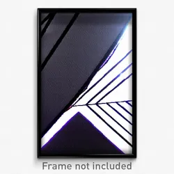 Pixel Art Poster - Black Space (8 Bit Psychedelic Trippy Weird Video Game Print)