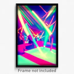 Pixel Art Poster - Bold Dreamscape (8 Bit Psychedelic Trippy Video Game Print)