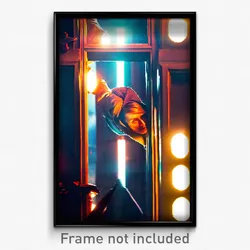 Pixel Art Poster - Slim Madhouse (8 Bit Psychedelic Trippy Video Game Print)
