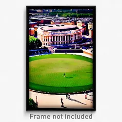 Pixel Art Poster - Oval Stockholm (8 Bit Psychedelic Trippy Video Game Print)