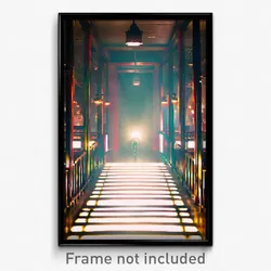 Pixel Art Poster - Marvelous Passage (8 Bit Psychedelic Trippy Video Game Print)
