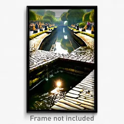 Pixel Art Poster - Quaint Rill (8 Bit Psychedelic Trippy Weird Video Game Print)