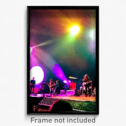 Pixel Art Poster - Coarse Music Festival (8 Bit Psychedelic Video Game Print)