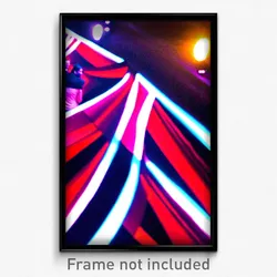 Pixel Art Poster - Stylish Movie Festival (8 Bit Psychedelic Video Game Print)